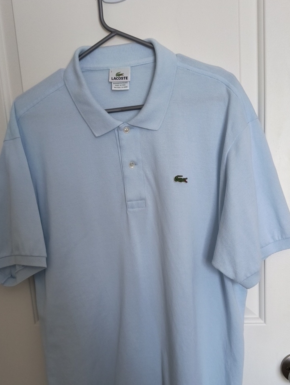 Light blue Lacoste polo size XL (7)